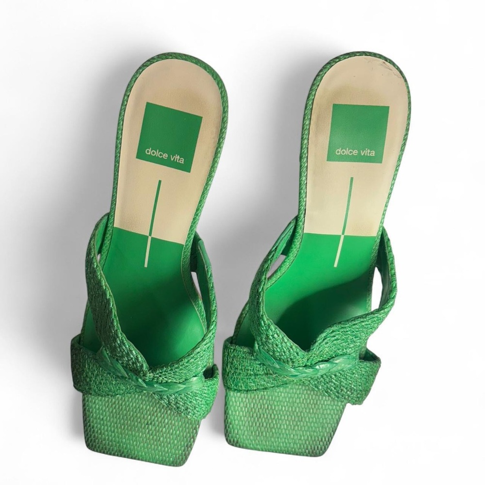 Dolce Vita Green Women's Heels - Picture 5 of 5